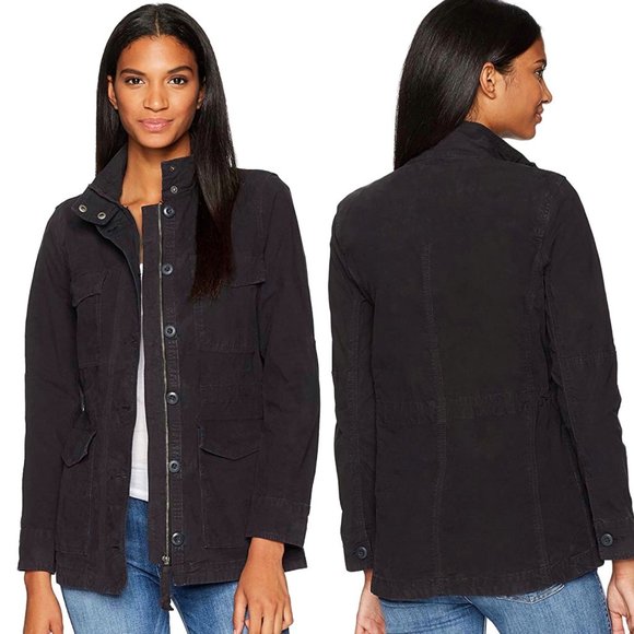 lucky brand utility jacket black